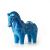 Figura cavallo Bitossi Rimini blu 138