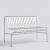 Divano Hay Palissade Pali DINING BENCH WITHOUT ARMREST HOT GALVANISED
