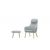 Vitra HAL Lounge Chair & Ottoman 440 482 00