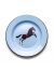 Piatto da Portata Seletti Enamel Plates Horse 16835
