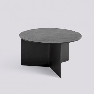 Tavolino Hay Slit Table Wood Round XL