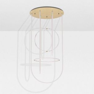 Lampada a soffitto Petite Friture Unseen Chandelier