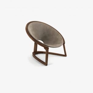 Poltrona Riva 1920 Yin e Yang Collection Lounge Chair