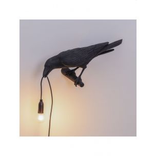 Lampada Seletti Bird Lamp Looking Left Black 14737