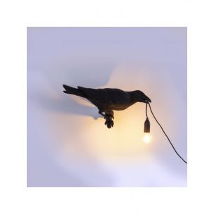 Lampada Seletti Bird Lamp Looking Right Black 14728