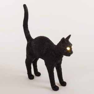 Seletti Cat Lamp Jobby Black 15041