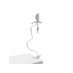 Lampada da tavolo con morsetto Seletti Sparrow landing with clamps 15310