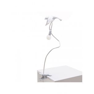 Lampada da tavolo con morsetto Seletti Sparrow taking off with clamps 15311