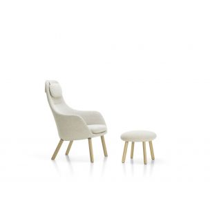 Vitra HAL Lounge Chair & Ottoman 440 483 00